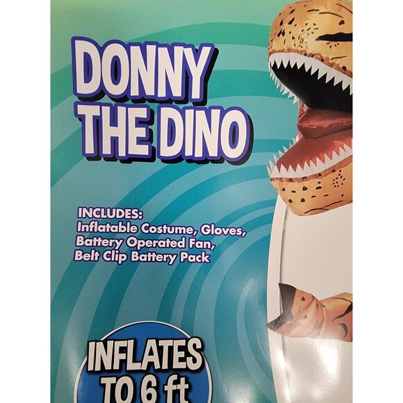 Donny the Dino child Inflatable - Picture 2 of 3
